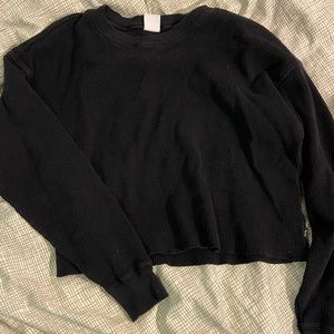 Aritzia TNA waffle long sleeve